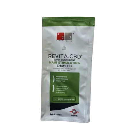 Bộ đôi gội xả Revita 8ml - Kích thích mọc tóc, ngăn ngừa tóc sơ yếu, chăm sóc da đầu khỏe mạnh, không chứa sulfate và paraben.