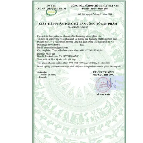 Viên uống hỗ trợ giấc ngủ Puritan's Pride Nighttime Sleep Aid 3mg - 60 viên cải thiện giấc ngủ tự nhiên và giảm căng thẳng.