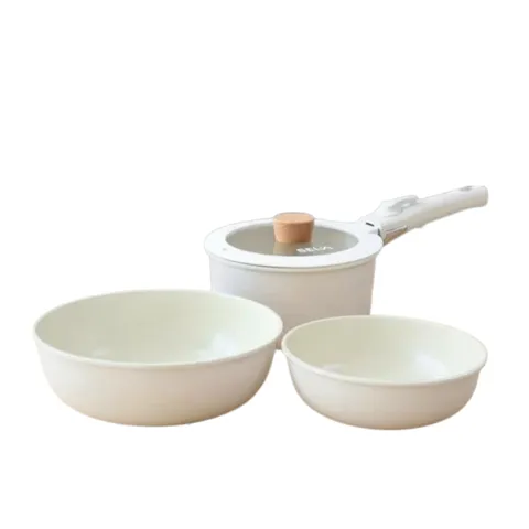 Bộ Nồi Chảo Chống Dính Cán Rời 6 Món Seka SKJ6 - Nhôm Đúc Cao Cấp Tiết Kiệm Năng Lượng, Dễ Vệ Sinh và Phù Hợp Với Mọi Loại Bếp