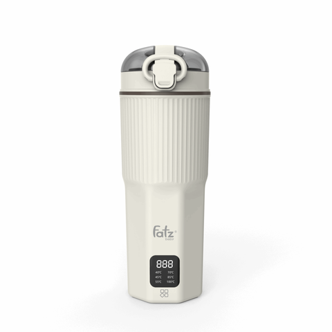 Bình Đun Nước Pha Sữa Fatzbaby Mini Smart 19 FB3821YB - Đun Sôi Siêu Tốc 6 Mức Nhiệt, Dung Tích 450ml, Thiết Kế Nhỏ Gọn, Tiện Lợi cho Mẹ và Bé