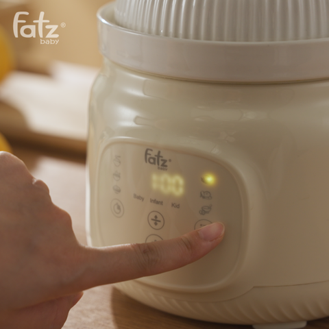 Nồi Hầm Nấu Chậm Đa Năng Fatzbaby Slow 8 FB9101TN - 7 Chương Trình Nấu Tự Động Cho Bé, Tiện Lợi và Dinh Dưỡng