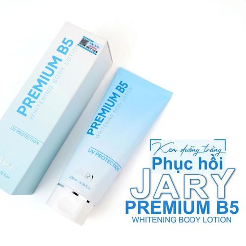 Kem B5 Dưỡng Trắng Phục Hồi Da Toàn Thân Jary Premium 200ml - Dưỡng Sáng Mịn, Cải Thiện Tông Da, Giảm Vết Thâm