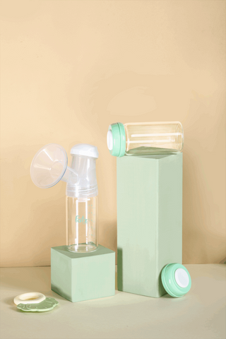 Bộ 2 Bình Trữ Sữa Thủy Tinh Fatzbaby Store 3 - Dung Tích 180ml Chống Rò Rỉ, Dễ Vệ Sinh - Giải Pháp Trữ Sữa Hiện Đại Cho Bé