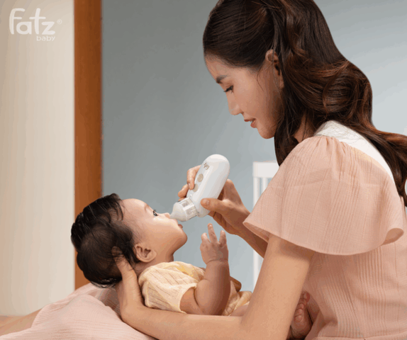 Máy Hút Mũi Cầm Tay Fatzbaby Airy 1 NC007 - Lực Hút Mạnh, Độ Ồn Thấp, Pin Sạc 800mAh Cho Bé Thở Dễ Dàng Hơn