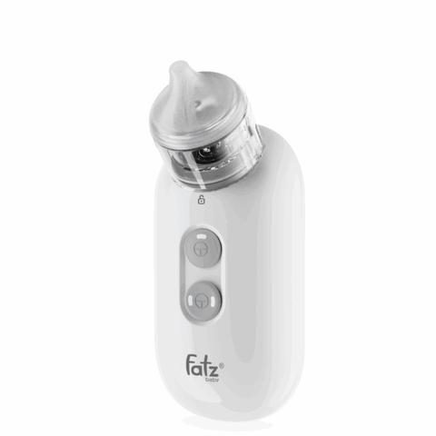 Máy Hút Mũi Cầm Tay Fatzbaby Airy E1 NC006 - Hút Mũi Linh Hoạt Cho Trẻ Sơ Sinh, Dùng Pin AA, Tiện Lợi Mang Theo, Êm Ái, An Toàn