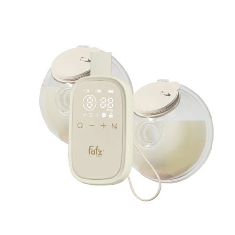Máy Hút Sữa Điện Đôi Rảnh Tay Fatzbaby TwinFree 5 FB1366PW - Thiết Kế Silicon êm ái, Pin 2000mAh, Độ Ồn 45dB - Sữa Dễ Dàng và Thoải Mái