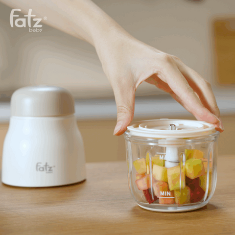 Máy Xay Thức Ăn Dặm Đa Năng Fatzbaby Mix 2 FB5002MB - Lưỡi Dao Inox 8 Cánh, Công Suất 200W, Tiện Lợi Cho Mẹ Và Bé