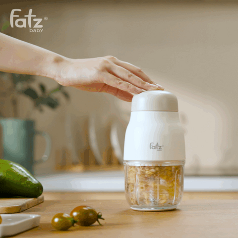 Máy Xay Thức Ăn Dặm Đa Năng Fatzbaby Mix 2 FB5002MB - Lưỡi Dao Inox 8 Cánh, Công Suất 200W, Tiện Lợi Cho Mẹ Và Bé