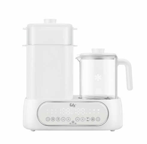 Máy Đa Năng Điện Fatzbaby Multimax S1 FB9220CZ - Tiệt Trùng, Hâm Sữa, Hấp Thức Ăn, Làm Sữa Chua, Đun Nước Thông Minh Cho Gia Đình Có Bé