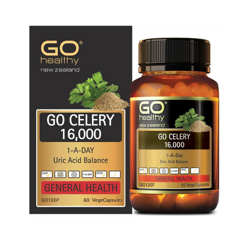 Viên uống Go Celery 16000 New Zealand - Hỗ trợ cải thiện đau khớp, tăng cường sức khỏe - 60 viên chất lượng cao