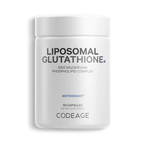 Viên Uống Codeage Liposomal Glutathione 1000mg - Hỗ Trợ Trắng Da, Ngăn Ngừa Oxy Hóa, Cải Thiện Tình Trạng Nám Da, Quy Cách 60 Viên