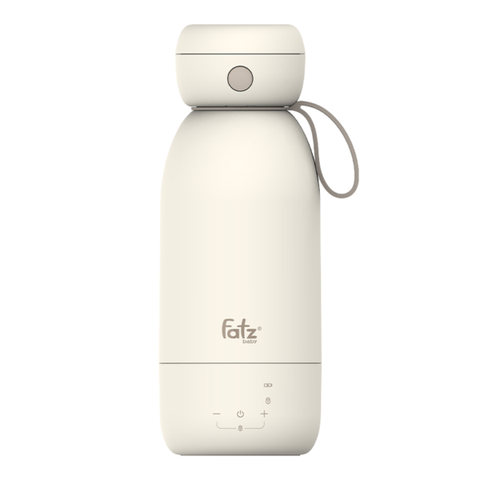 Bình Hâm Nước Pha Sữa Di Động Fatzbaby Mini Smart 15 FB3842FD - Dung Tích 500ml, Điều Khiển Cảm Ứng, Hiển Thị Nhiệt Độ Thời Gian Thực