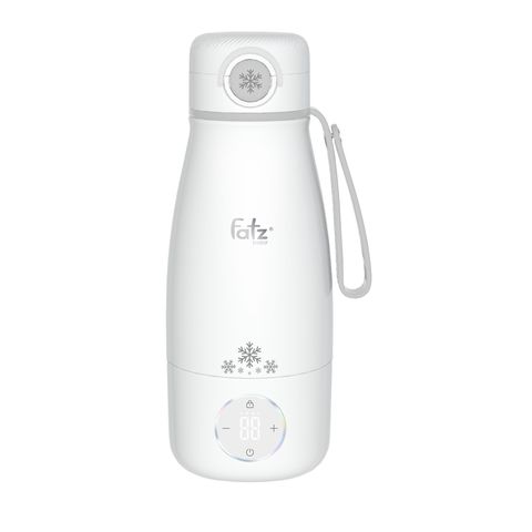 Bình Hâm Nước Pha Sữa Di Động Fatzbaby Mini Smart S1 FB3826NB - Công Suất 100W, Dung Tích 360ml, Pin Sạc 5000mAh, Thích Hợp Cho Bé Khi Đi Ngoài