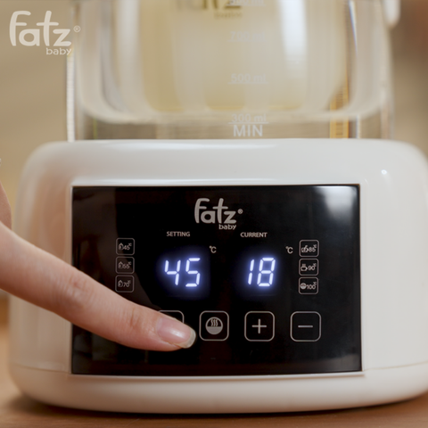 Máy Đun và Hâm Nước Pha Sữa Điện Tử Fatzbaby Quick E2 FB3507HB - Tiện Lợi, 5 Mức Nhiệt, Đun Siêu Tốc, Cho Bé An Toàn