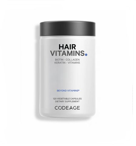 Viên uống hỗ trợ mọc và dưỡng tóc Codeage Vitamins Hair - Bổ sung Biotin, Keratin, Collagen cho mái tóc dày và khỏe mạnh