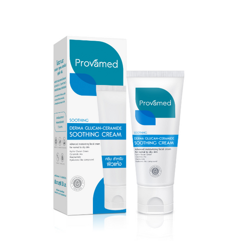 Kem Dưỡng Ẩm Provamed Derma Glucan Ceramide - Kem Soothing Chăm Sóc Da Khô, Phục Hồi & Bảo Vệ 50ml