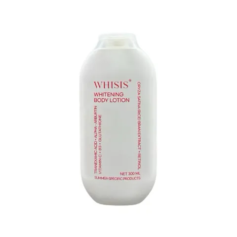 Dưỡng Thể Trắng Da Whisis Whitening Body Lotion 300ml - Hỗ Trợ Cấp Ẩm, Cải Thiện Độ Sáng Da, Chống Xỉn Màu, Phù Hợp Mọi Loại Da