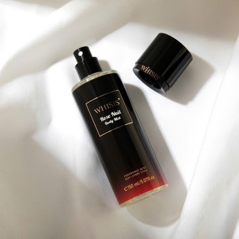 Xịt thơm cơ thể Whisis Rose Nuit Body Mist - Hương hoa hồng nhẹ nhàng, sang trọng, lưu hương 6-8 giờ, sử dụng hằng ngày, tiện lợi mang theo
