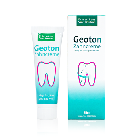 Kem Đánh Răng Sanct Bernhard Geoton Zahncreme - Chăm Sóc Răng Miệng, Ngăn Ngừa Sâu Răng, Hơi Thở Thơm Mát - 25ml