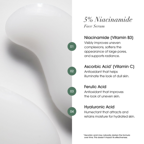 Serum Dưỡng Sáng Da Advanced Clinicals 5% Niacinamide - Chăm Sóc Da Dầu, Lỗ Chân Lông To, Cải Thiện Da Xỉn Màu, Bảo Vệ Da Khỏe Mạnh