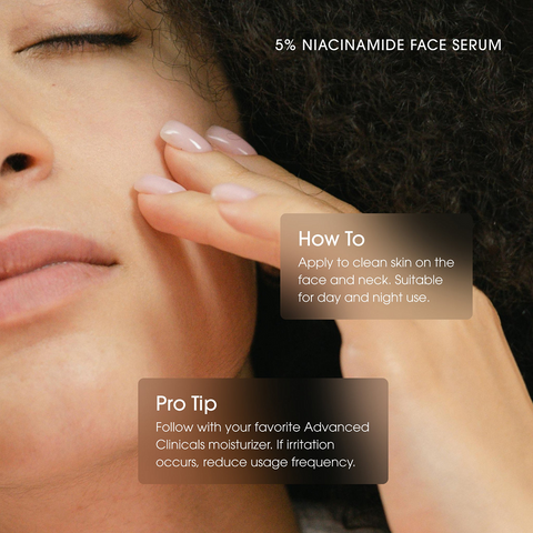 Serum Dưỡng Sáng Da Advanced Clinicals 5% Niacinamide - Chăm Sóc Da Dầu, Lỗ Chân Lông To, Cải Thiện Da Xỉn Màu, Bảo Vệ Da Khỏe Mạnh