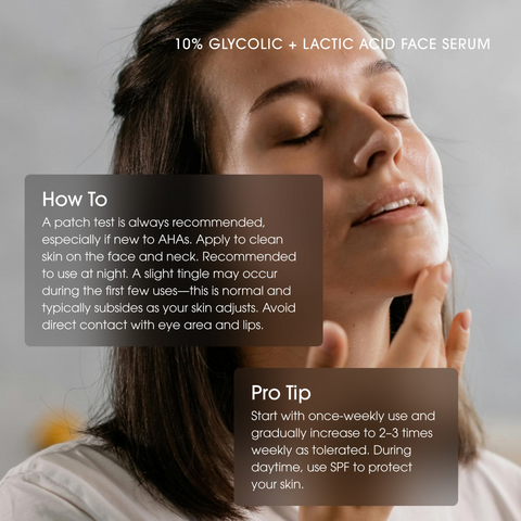 Tinh Chất Tẩy Tế Bào Chết Advanced Clinicals 10% Glycolic + Lactic Acid - Serum Làm Sáng Da, Cải Thiện Bề Mặt Da 52ml