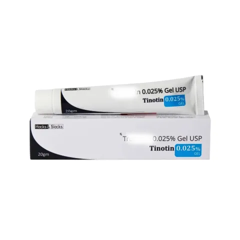 Gel Tinotin Tre 0.025% 0.05% 0.1% - Trị Mụn, Mờ Thâm Nám, Sáng Da, Ngăn Ngừa Mụn Mới, Hỗ Trợ Tái Tạo Da 20g