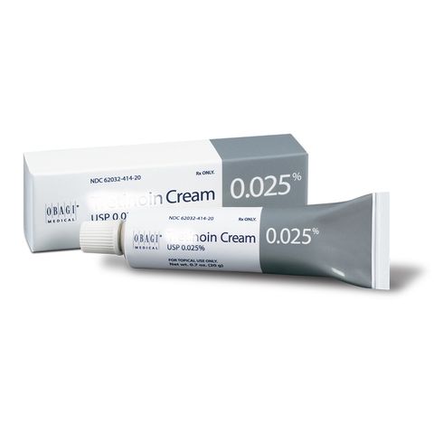 Kem Trị Mụn Obagi Tre 0.025% 20g - Hỗ Trợ Giảm Thâm, Trẻ Hóa Da, Tái Tạo Bề Mặt Da Mịn Màng, Chuyên Dùng Cho Da Mụn, Nám