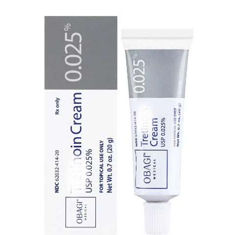 Kem Trị Mụn Obagi Tre 0.025% 20g - Hỗ Trợ Giảm Thâm, Trẻ Hóa Da, Tái Tạo Bề Mặt Da Mịn Màng, Chuyên Dùng Cho Da Mụn, Nám