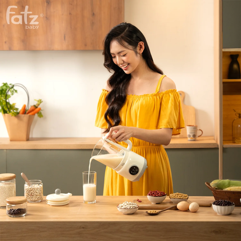 Máy Làm Sữa Hạt Đa Năng 7 Chế Độ Fatzbaby Soy 1 FB8511HB - Cối Thủy Tinh Cao Cấp, Tiện Lợi Tại Nhà
