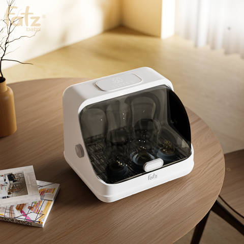 Máy Tiệt Trùng Bình Sữa Fatzbaby Tidy 3 FB4601HB - Công Nghệ UVC, Sấy Khô Đa Năng, Giúp Bảo Quản Sạch Khuẩn và Lên Men Sữa Chua