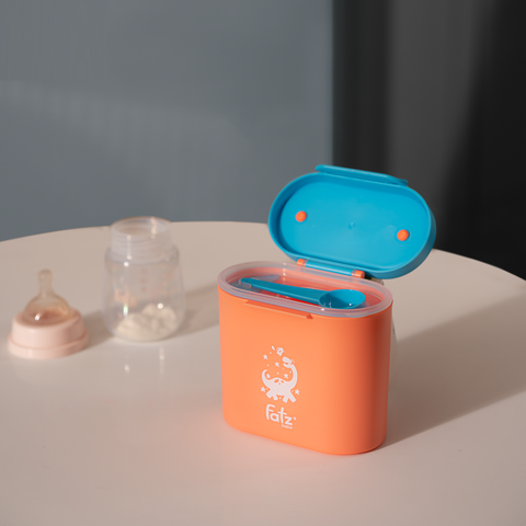 Hộp Đựng Sữa Bột Cho Bé 600ml Fatzbaby FB8201SS - Đồ Dùng Tiện Lợi, Chống Ẩm, Kín Khí, Bảo Quản Tốt Ngũ Cốc & Bột Ăn Dặm