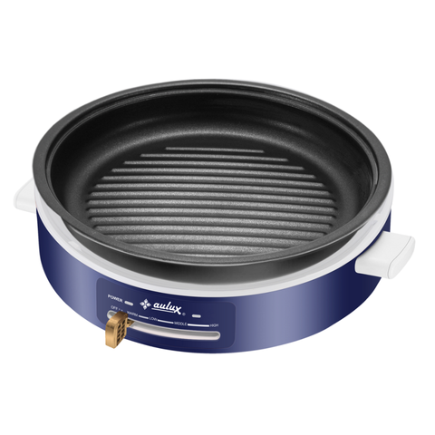 (Hàng nhập khẩu) Nồi lẩu nướng đa năng Aulux LA-15GR công suất 1500W