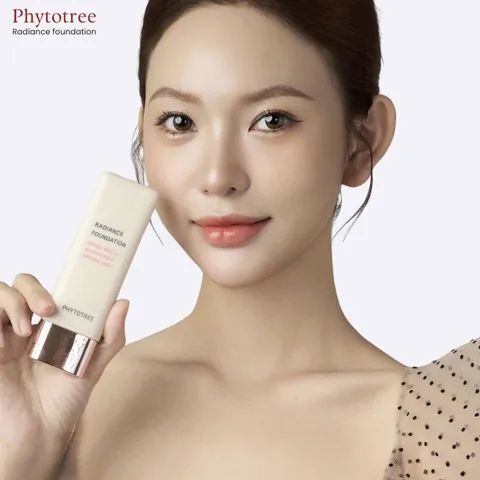 (Hàng nhập khẩu) Kem nền chống nắng 2in1 Phytotree Radiance Foundation SPF50