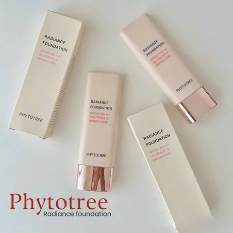 (Hàng nhập khẩu) Kem nền chống nắng 2in1 Phytotree Radiance Foundation SPF50