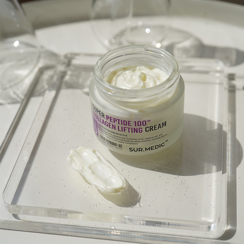 (Hàng nhập khẩu) Kem dưỡng hỗ trợ phục hồi, tái tạo da Sur.Medic Super Peptide 100™ Collagen Lifting Cream