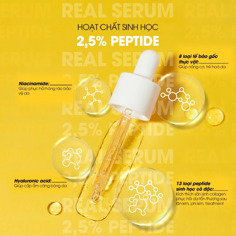 (Hàng nhập khẩu) Serum hỗ trợ phục hồi, trẻ hóa da 2.5% Peptide Neogen Dermalogy