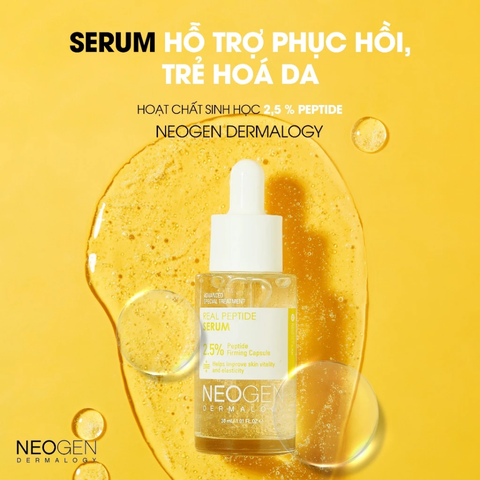 (Hàng nhập khẩu) Serum hỗ trợ phục hồi, trẻ hóa da 2.5% Peptide Neogen Dermalogy