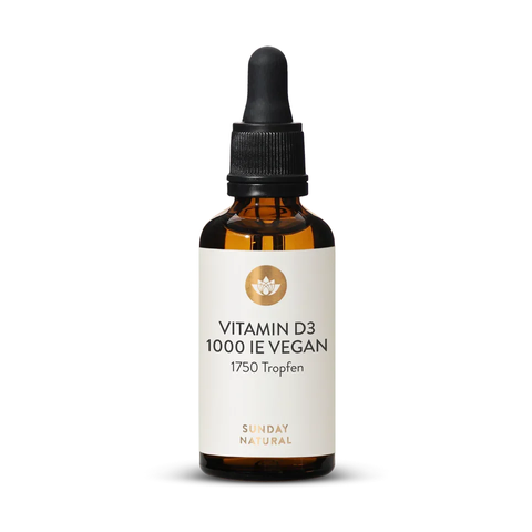 (Hàng nhập khẩu) Vitamin D3 1000IE Sunday Natural cho trẻ từ 7 tuổi