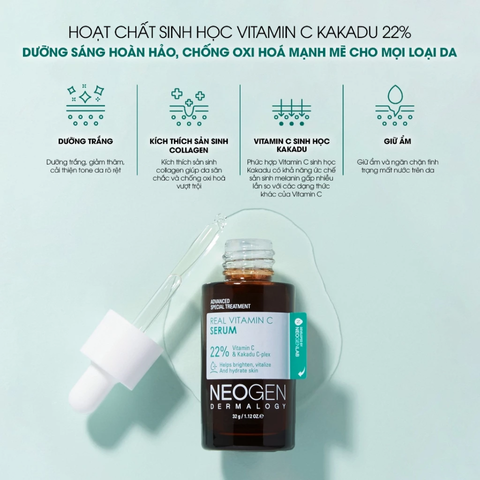 (Hàng nhập khẩu) Serum Neogen Dermalogy 22% Vitamin C & Kakadu