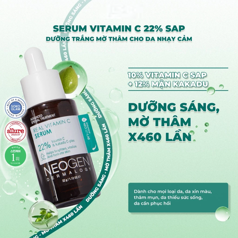 (Hàng nhập khẩu) Serum Neogen Dermalogy 22% Vitamin C & Kakadu