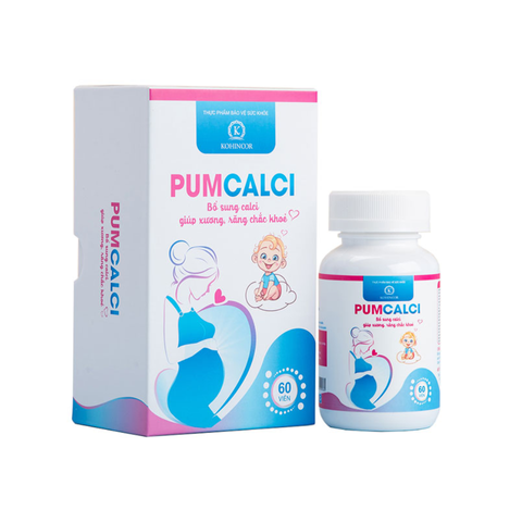 (Hàng nhập khẩu) Viên uống Pumcalci hỗ trợ bổ sung canxi
