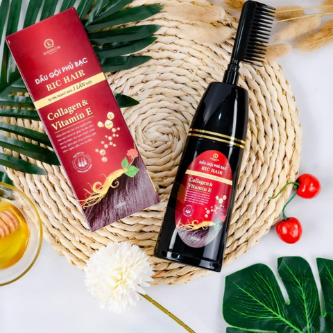(Hàng nhập khẩu) Dầu gội phủ bạc Ric Hair Kohinoor