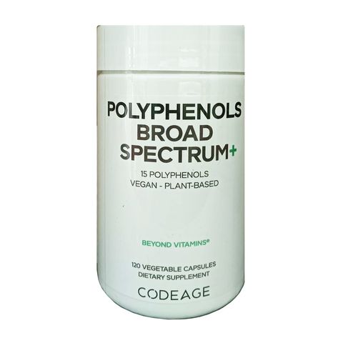 Viên Uống Chống Nắng Polyphenols Broad Spectrum Codeage - Bảo Vệ Da Từ Tia UVA, UVB và Tổn Thương Môi Trường - Hộp 120 Viên