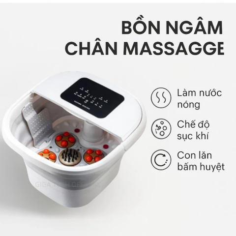 Bồn ngâm chân massage gấp gọn Seka SKG245
