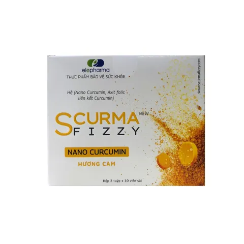 (Hàng nhập khẩu) Viên sủi SCurma Fizzy hỗ trợ dạ dày