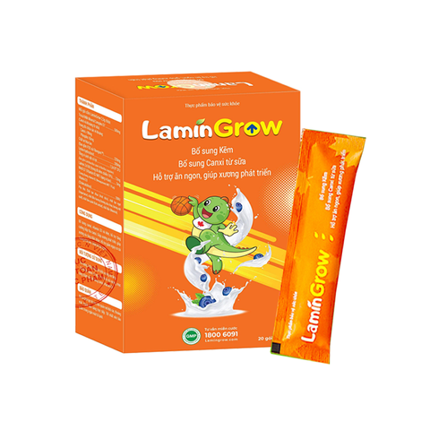 Cốm LaminGrow hỗ trợ bổ sung canxi cho bé từ 6 tháng