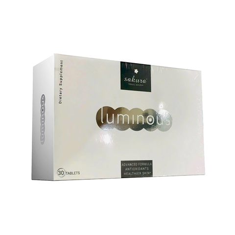 Viên uống hỗ trợ trắng da cà chua trắng Sakura Luminous
