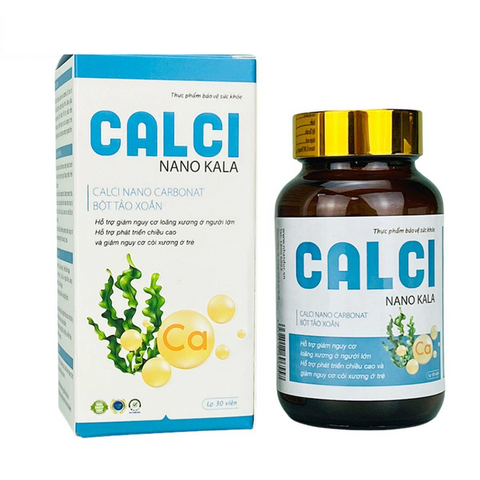 Viên uống Calci Nano Kala hỗ trợ xương khớp và phát triển chiều cao
