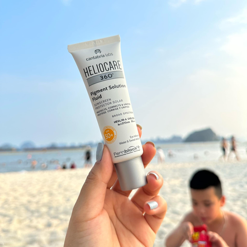 (Hàng nhập khẩu) Kem chống nắng Heliocare 360 Pigment Solution Fluid SPF 50